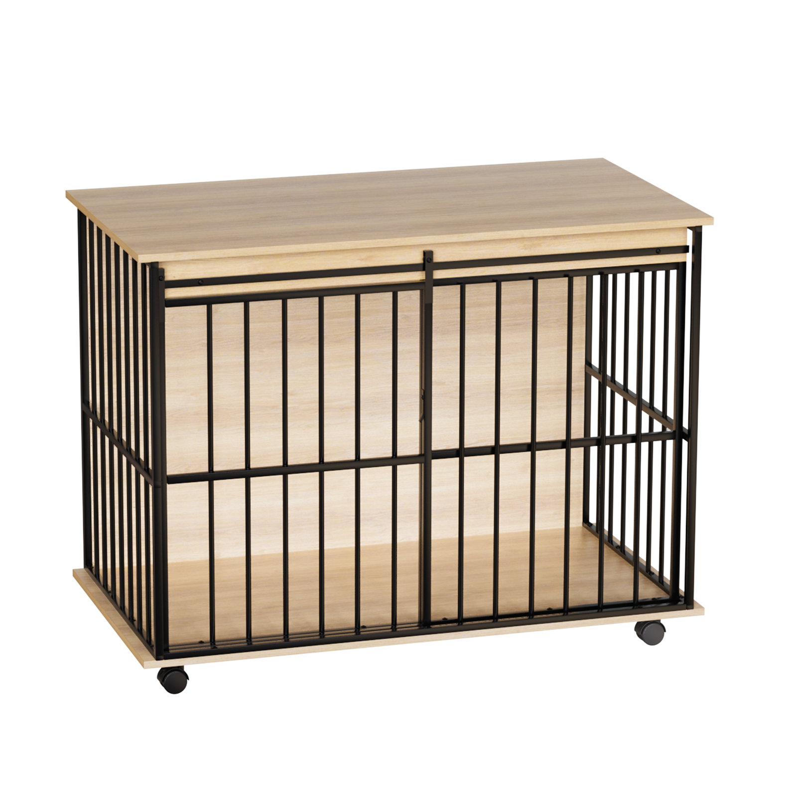 Wooden Dog Crate Furniture for Medium to Large Dogs
