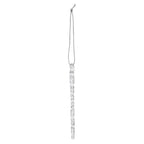 Clear Glass Icicles Set Of 6 Ornament