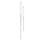 Clear Glass Icicles Set Of 24 Ornament