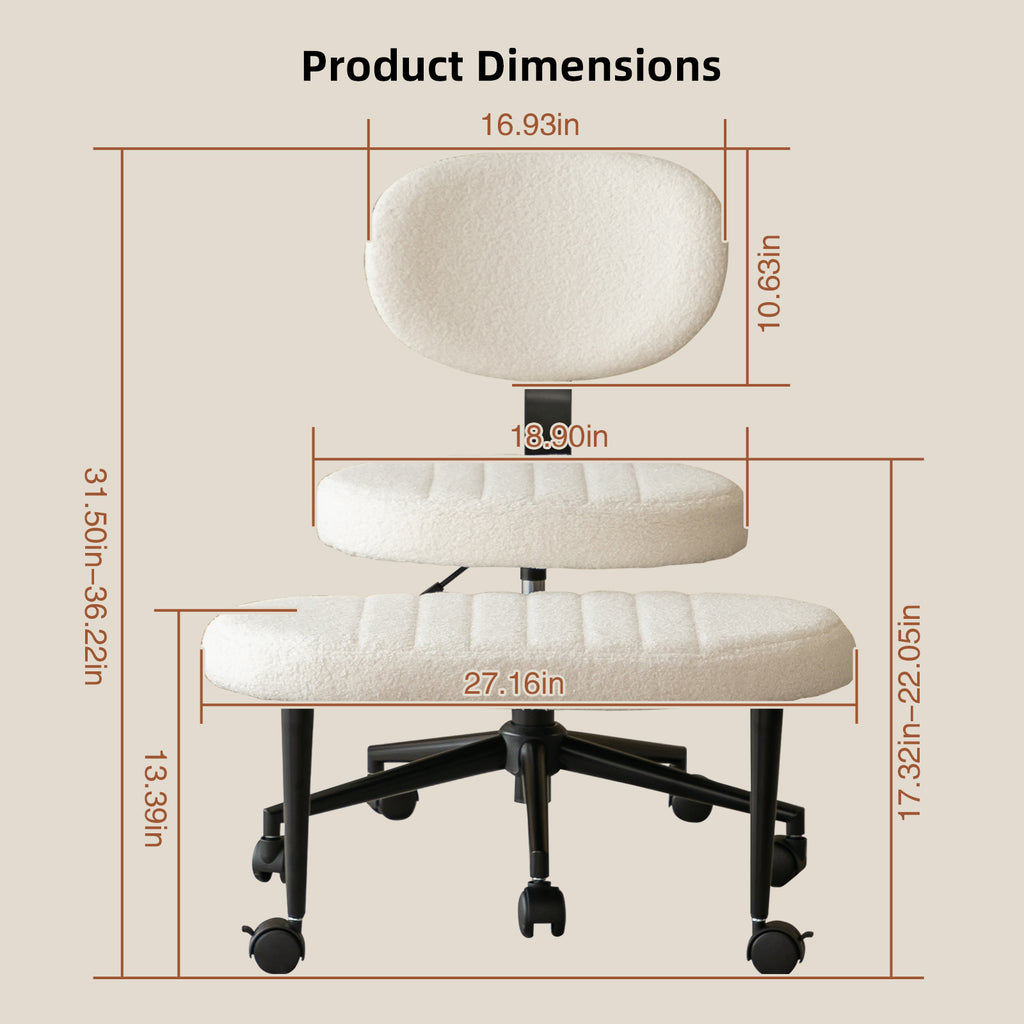 Ergonomic Office Chair – Multi-Position Cross Legged Design