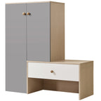 12 Pair Shoe Storage Organizer with Bench