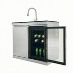 Sink and Fridge Combo for Outdoor Kitchen