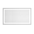 48" x 28" LED Bathroom Mirror with Front and Backlight