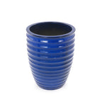 Handmade Sapphire Ceramic Garden Pot
