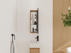10" Bathroom Mirror Cabinet with Storage