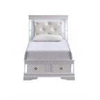 Verona G6735B-TSB Twin Bed in Pearl