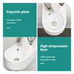 Stain Resistant Rectangular Bathroom Sink