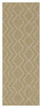 Earth GC_NTL1011 Jute/White Indoor/Outdoor Area Rug