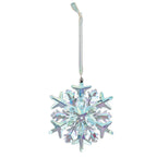 Radiant Crystal Frostflake Ornament