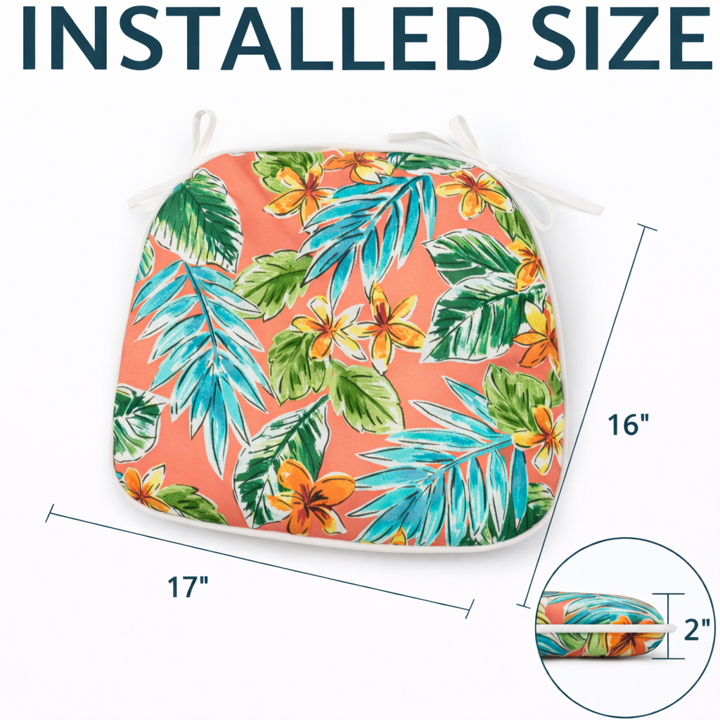 Outdoor Patio Chair Cushions - Set of 4