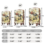 3-Piece PC Spinner Wheel Luggage Set (City Stamps)