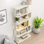 Modern 5-Tier Open Storage Bookcase