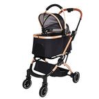 2-in-1 Detachable Pet Stroller for Dogs and Cats