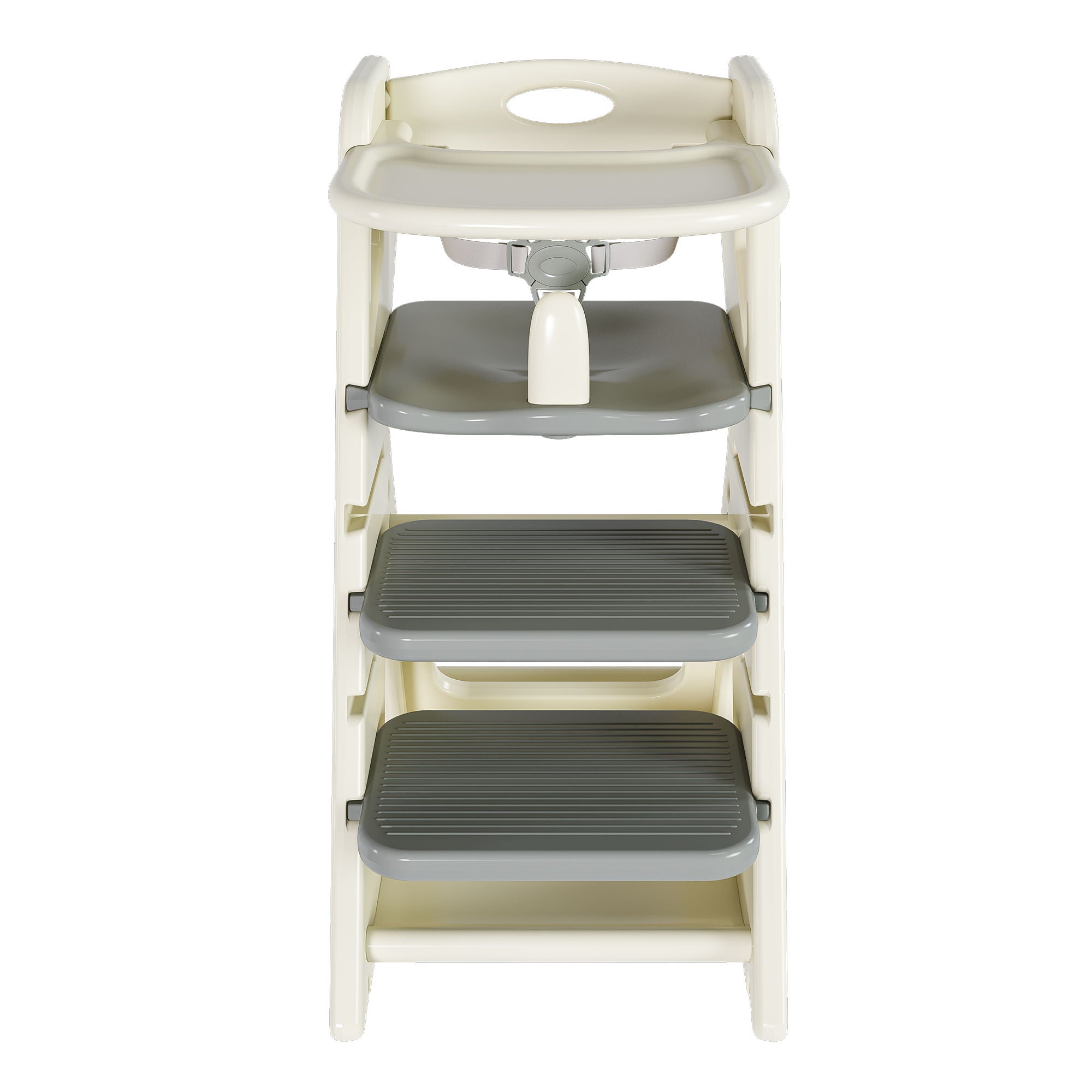 Multifunctional Growing Up Dining Chair With Adjustable Height And 5 Point Seat Belts