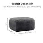 Aviana Ottoman Plush Fabric - Dark