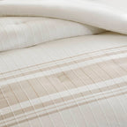 6-Piece Cal King Cotton Jacquard Oversized Comforter Set