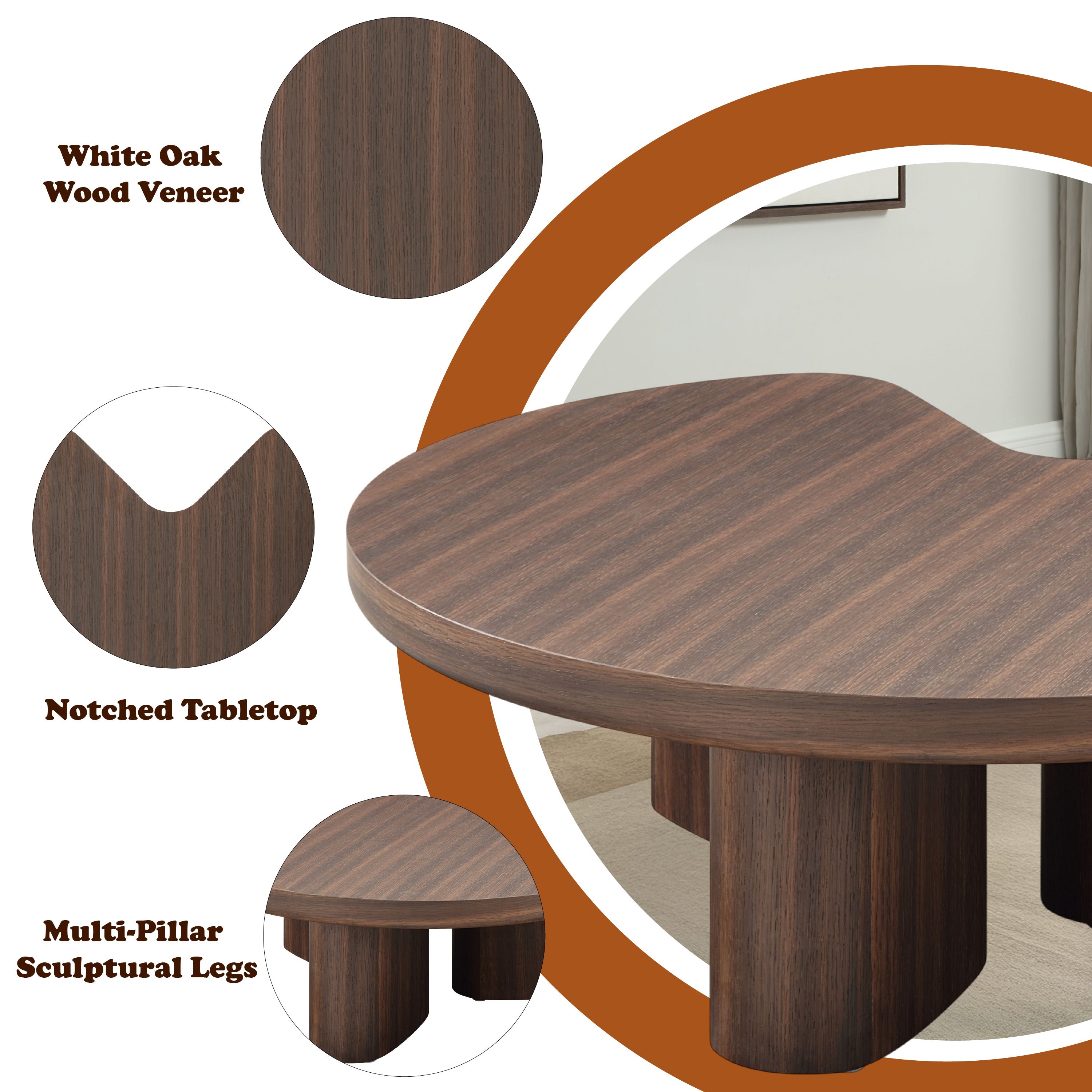 Yoab Smoked Table