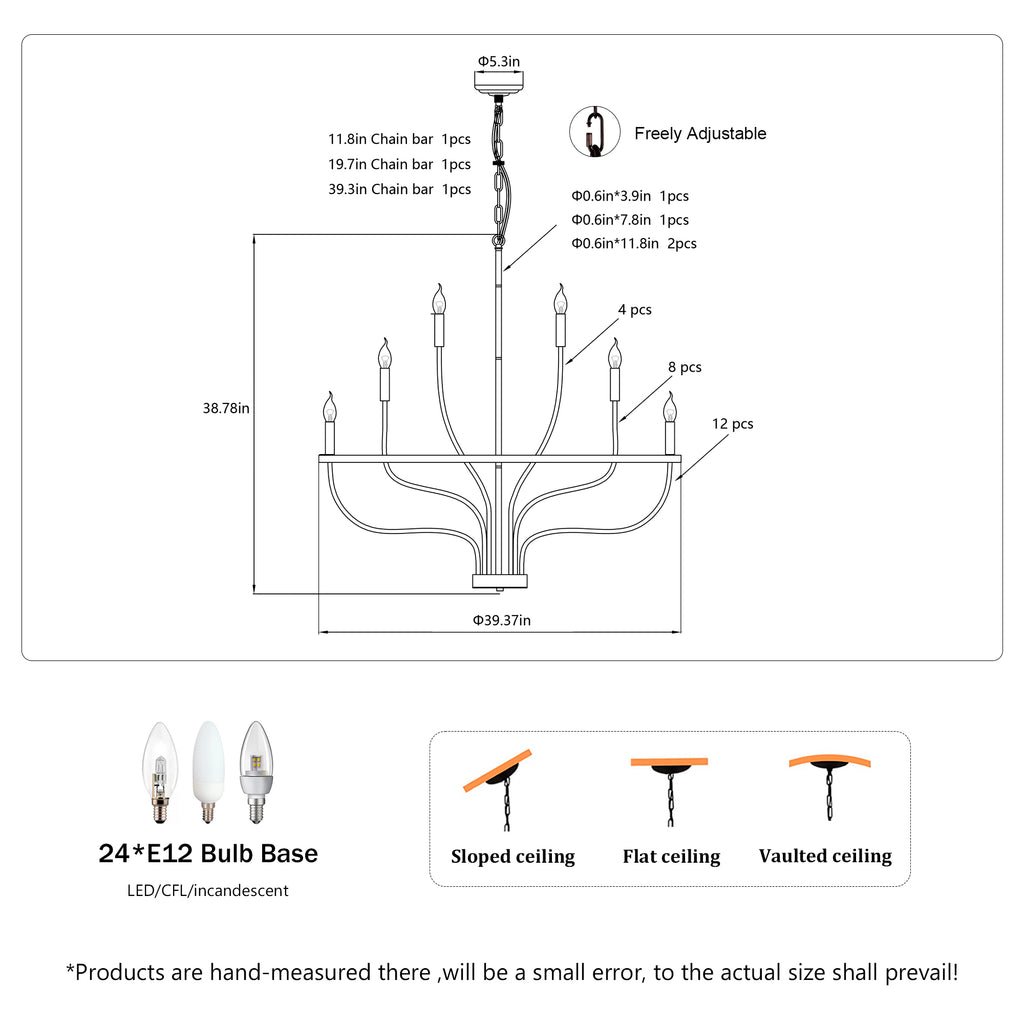 24-Light Dining Room Lighting