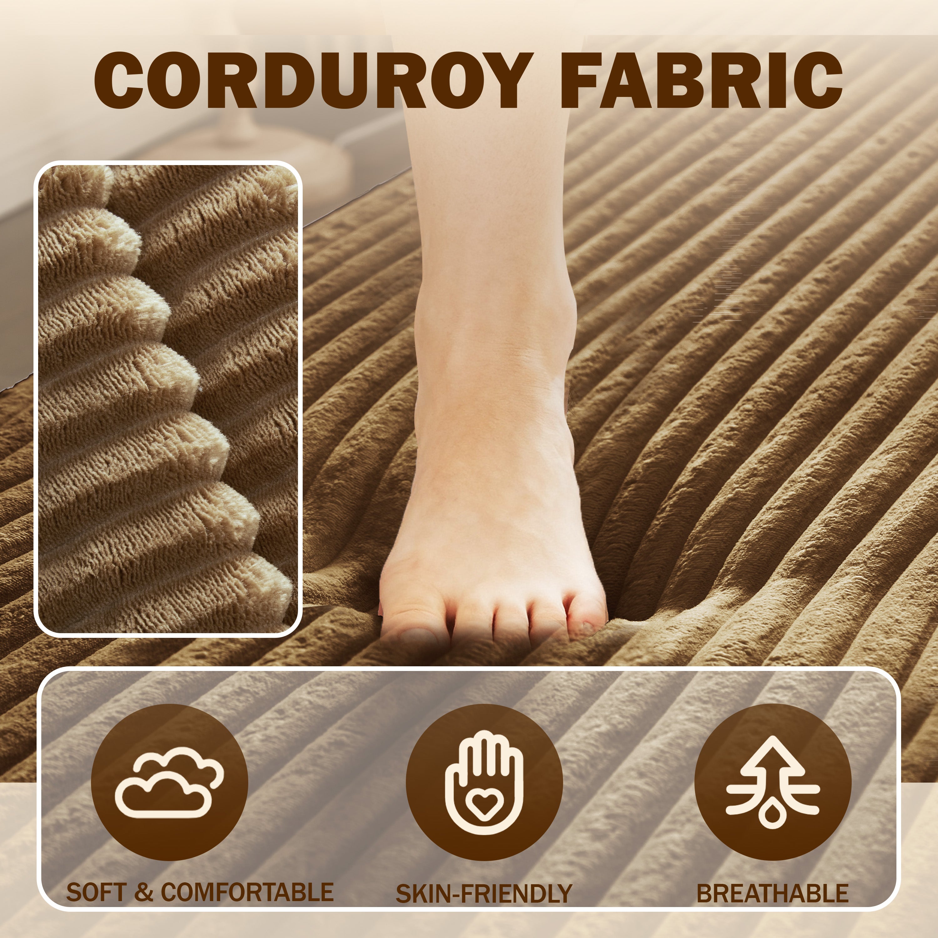 Modern Floor Sofa with Pillows