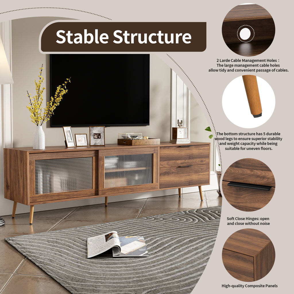 Modern TV Stand for 75"+ TV