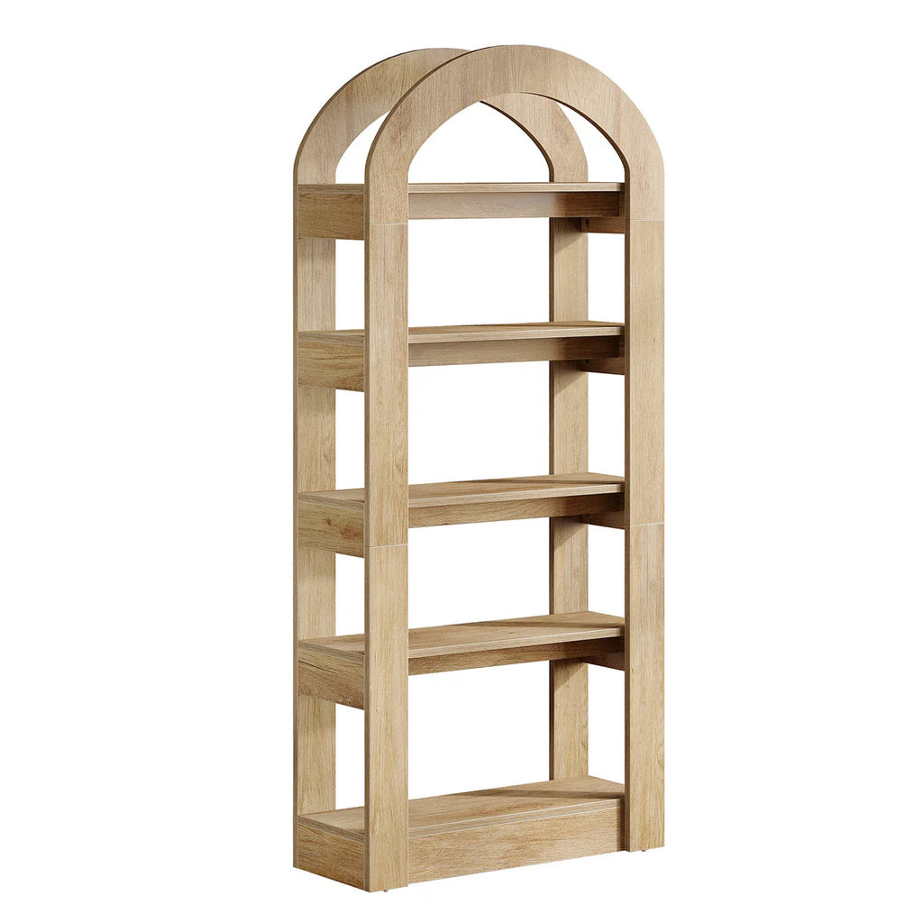 Arched Display Shelf - 5-Tier Bookshelf