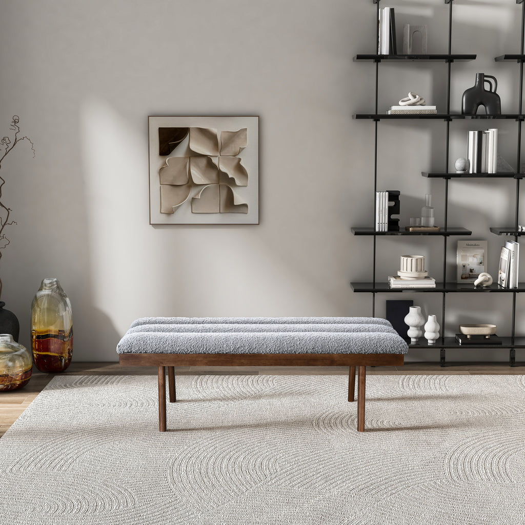 Troni Light Upholstered Bench