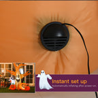 HOMCOM 7.5' Tall Lighted Halloween Inflatable Decorations
