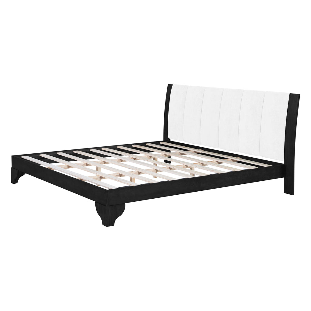 King Size Bed Frame in Black and White