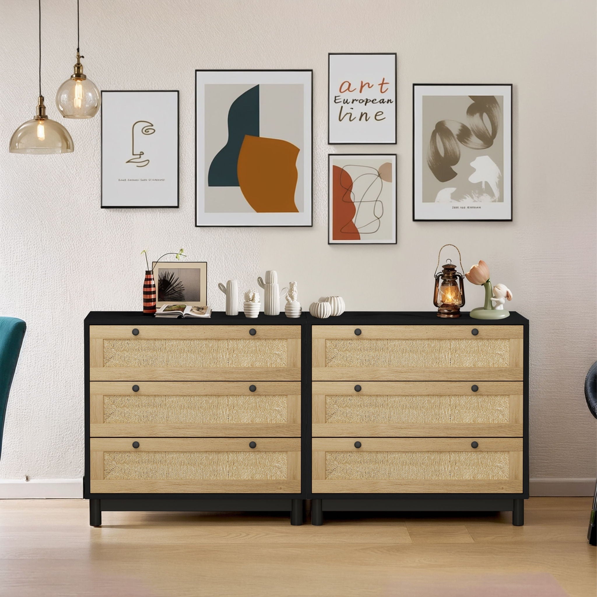 3 Drawer Storage Cabinet For Living Room