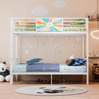 Twin Over Twin Metal Bunk Bed
