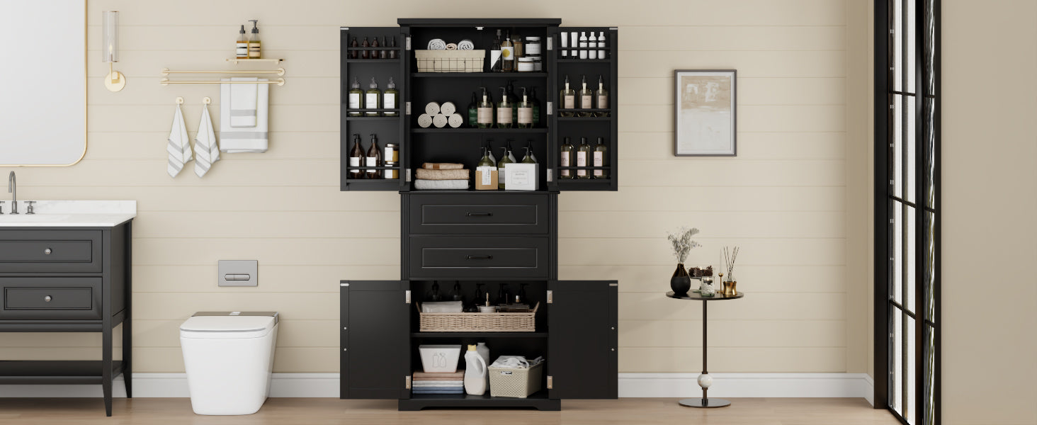 Storage Cabinet with Multi-Functional Storage Space