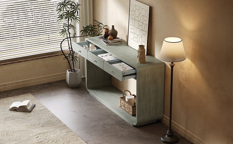 Antique-Style Console Table