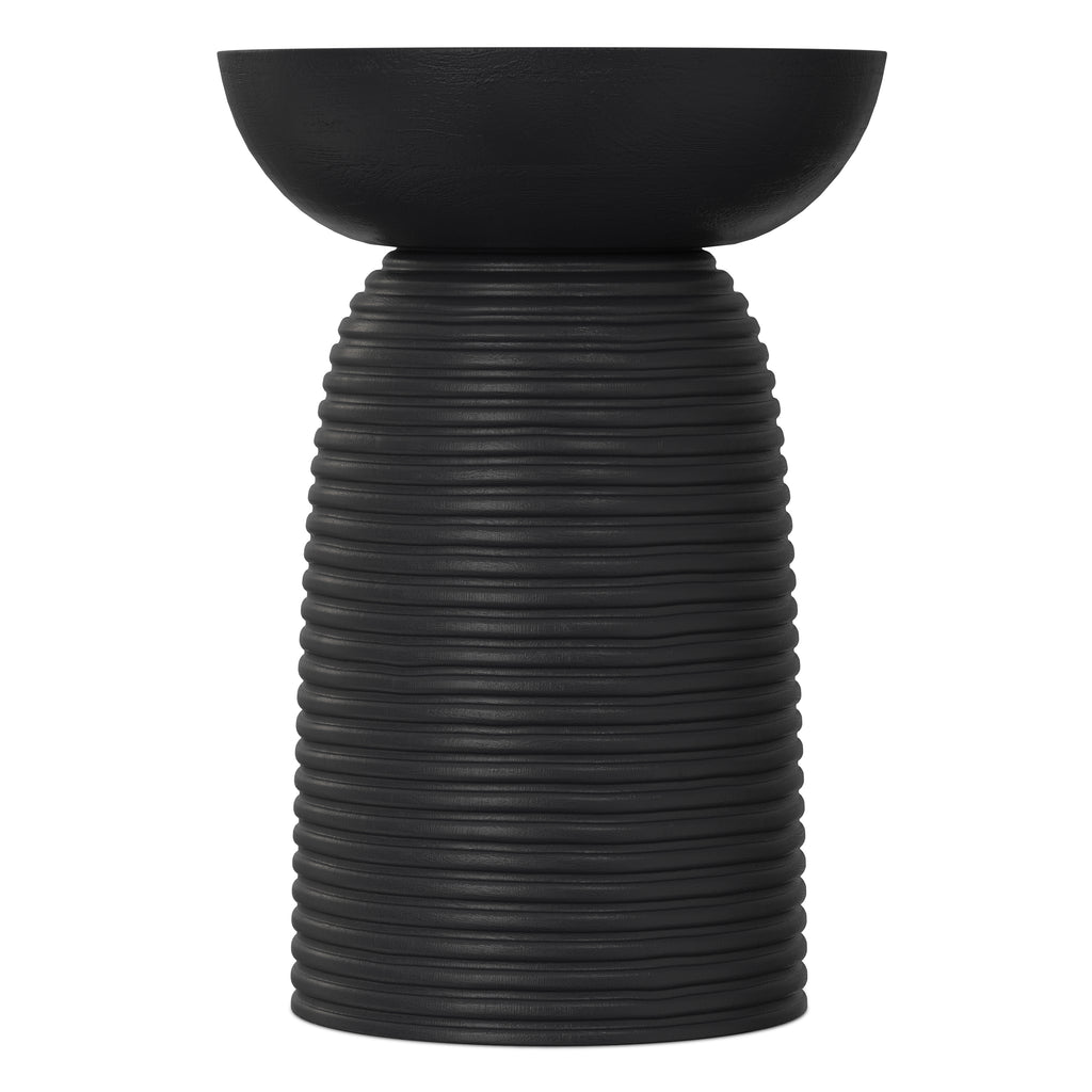 Boyd 13 Inch Ribbed Accent Table