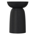 Boyd 13 Inch Ribbed Accent Table