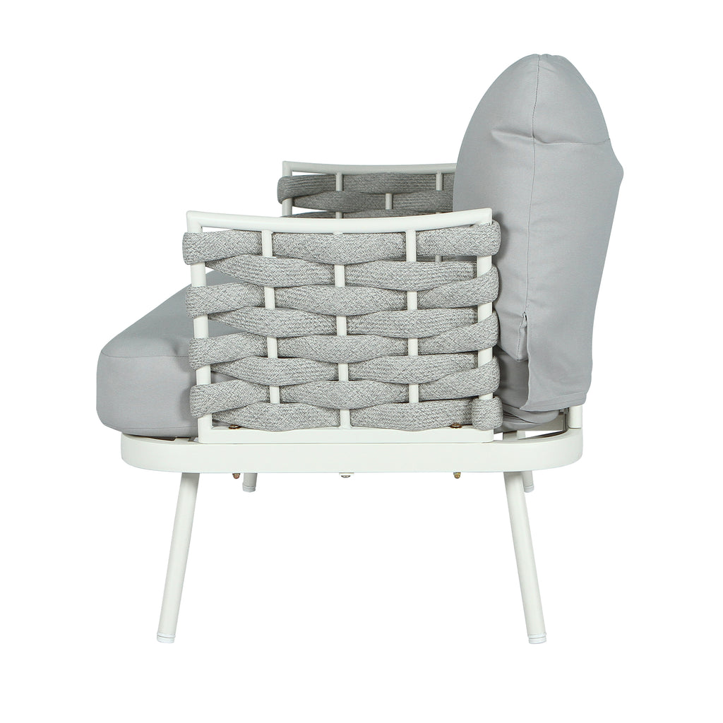 Mariano Steel 4-Pieces Conversation Set