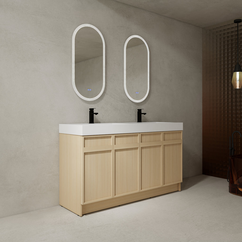 60" Freestanding Bathroom Vanity