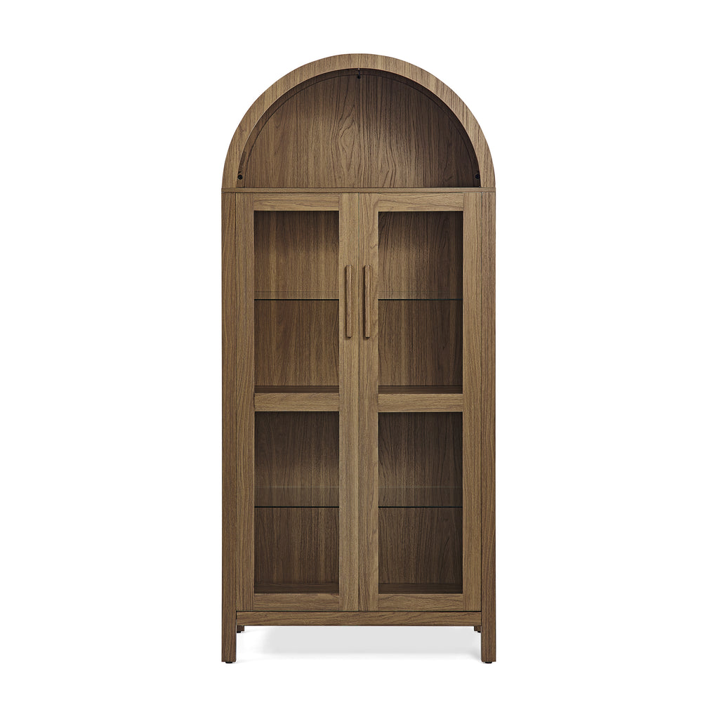 Modern Retro High Arched Storage Cabinet