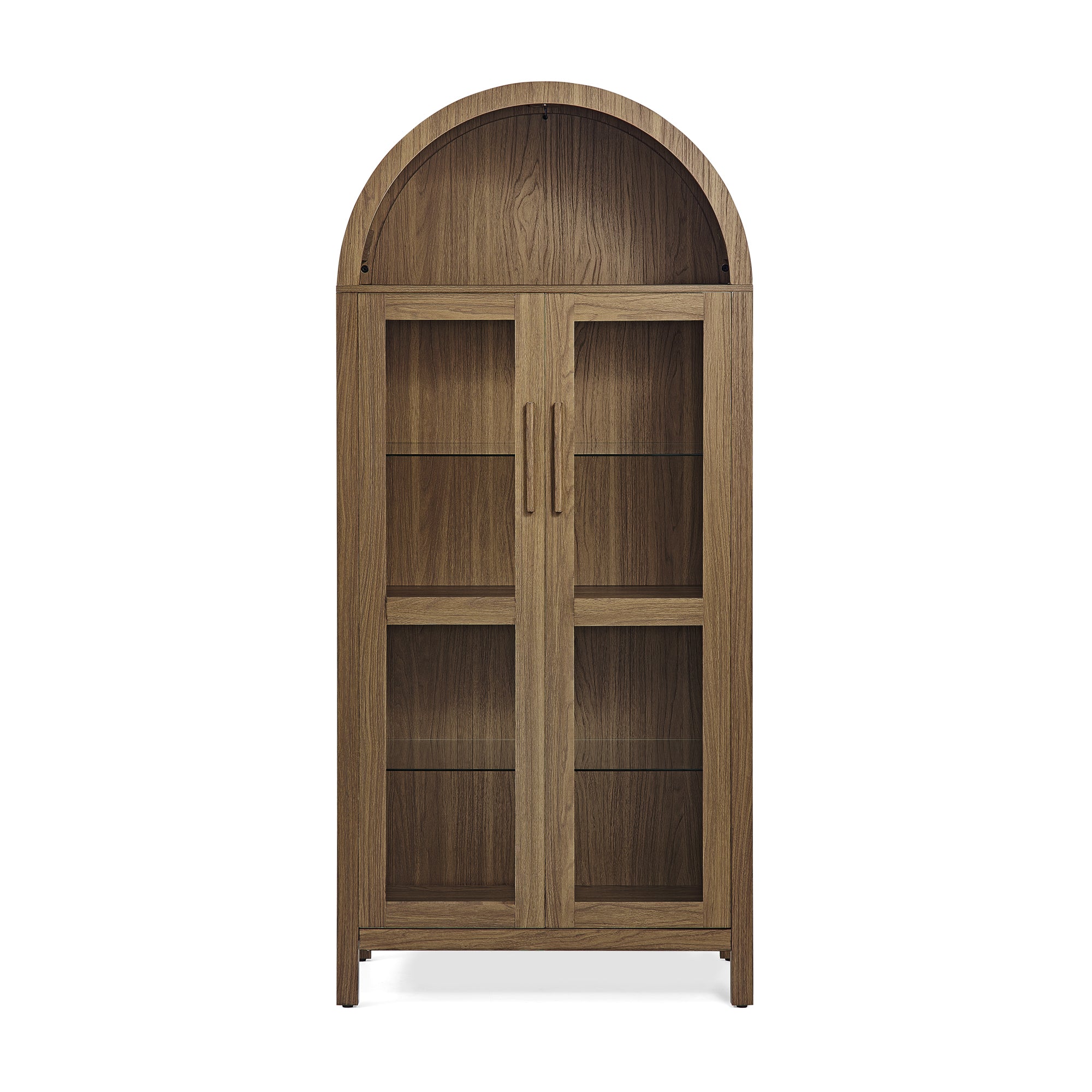 Modern Retro High Arched Storage Cabinet