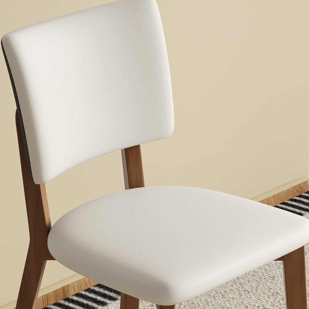 Solid Wood Dining Chair Set of 2 Pieces