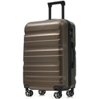 Hardshell ABS Luggage Set - 24-Inch Checked Suitcase