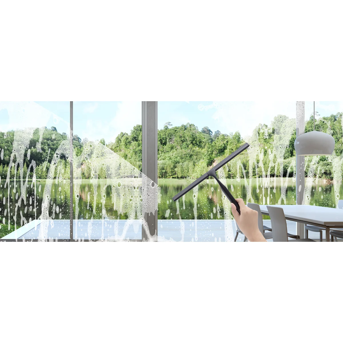 10 Inch Shower Squeegee with 3M Hanger
