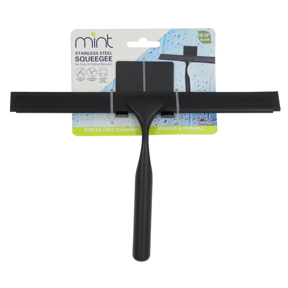 10 Inch Shower Squeegee with 3M Hanger