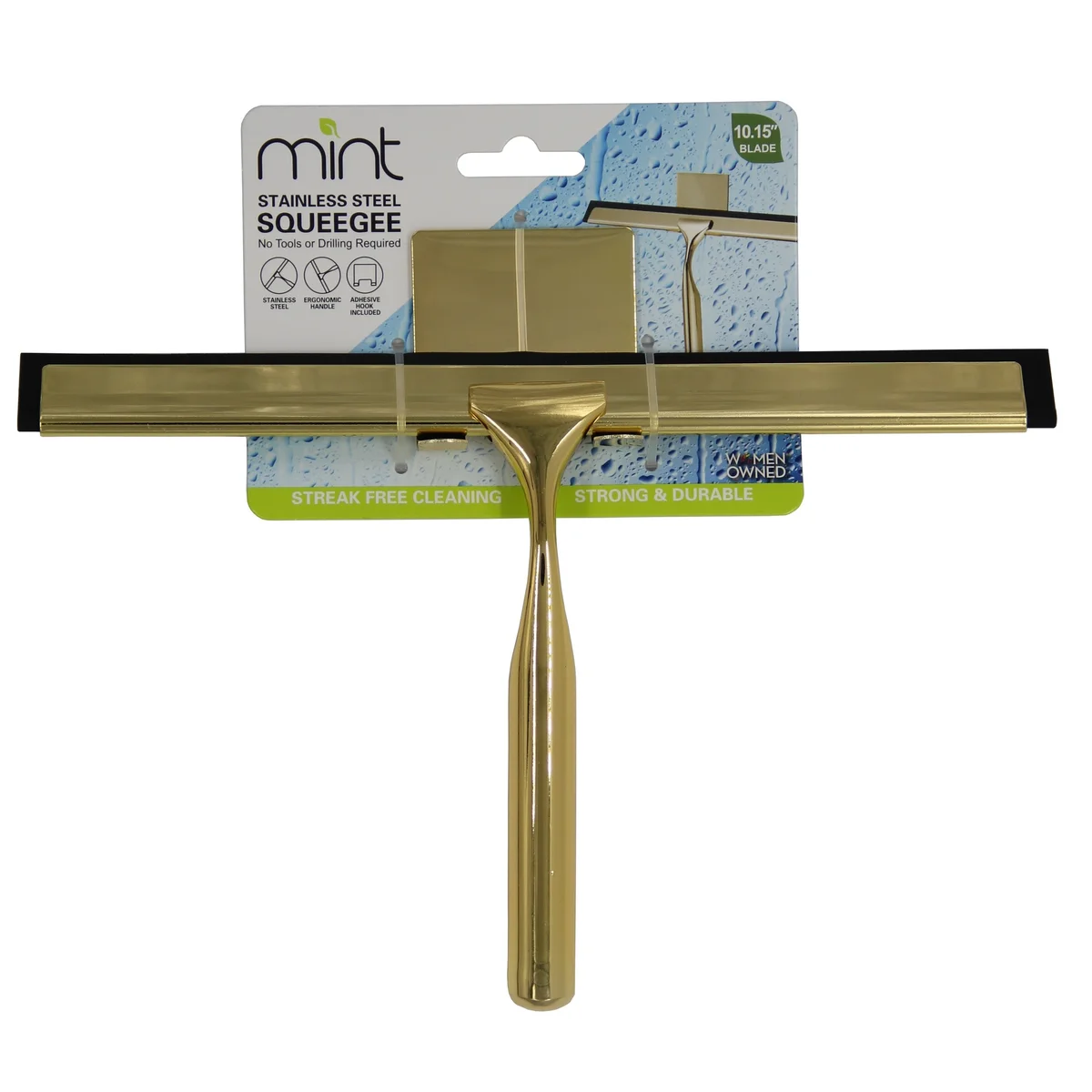 10 Inch Shower Squeegee with 3M Hanger