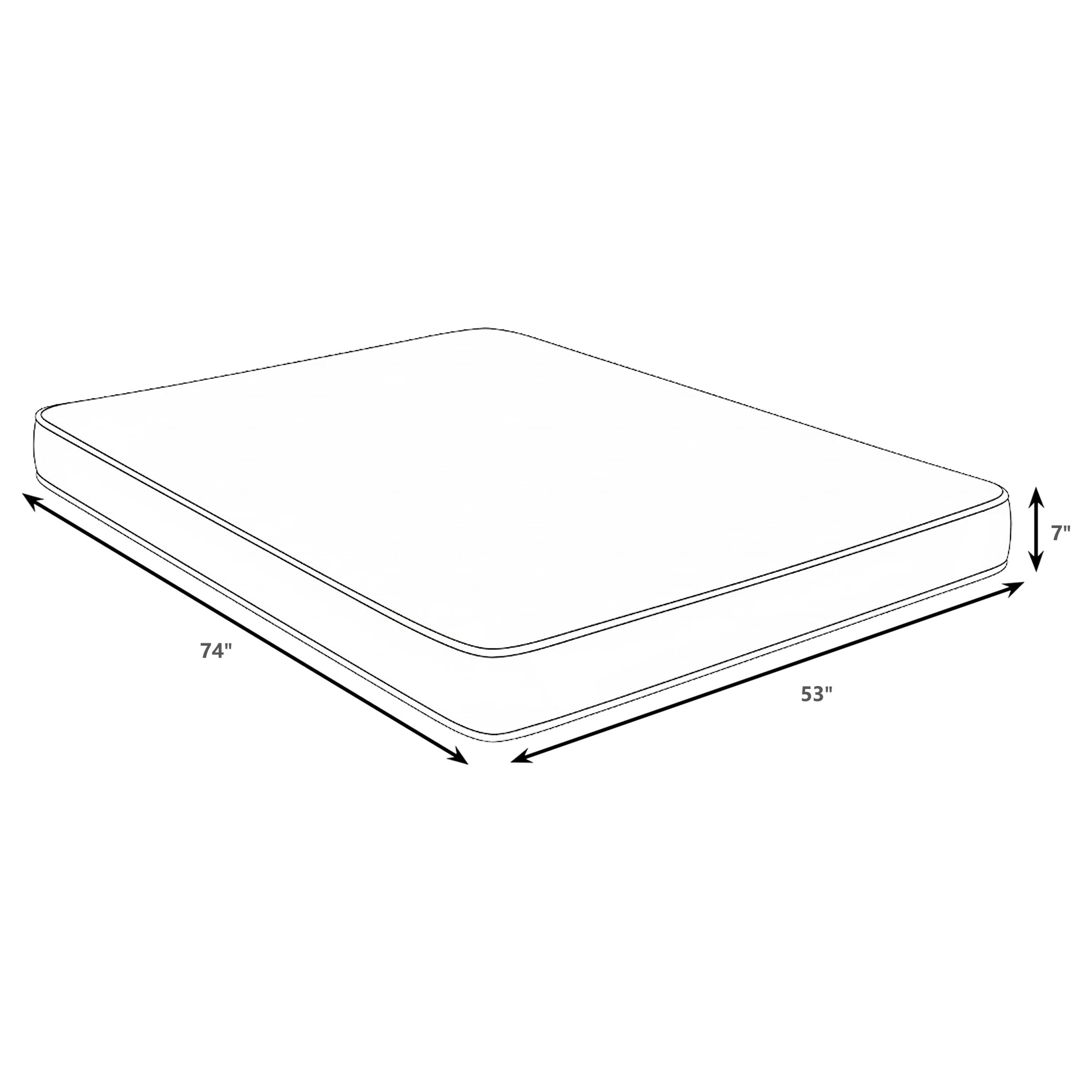 Kenyon 7-inch Full Bamboo Cover Firm Foam Mattress-