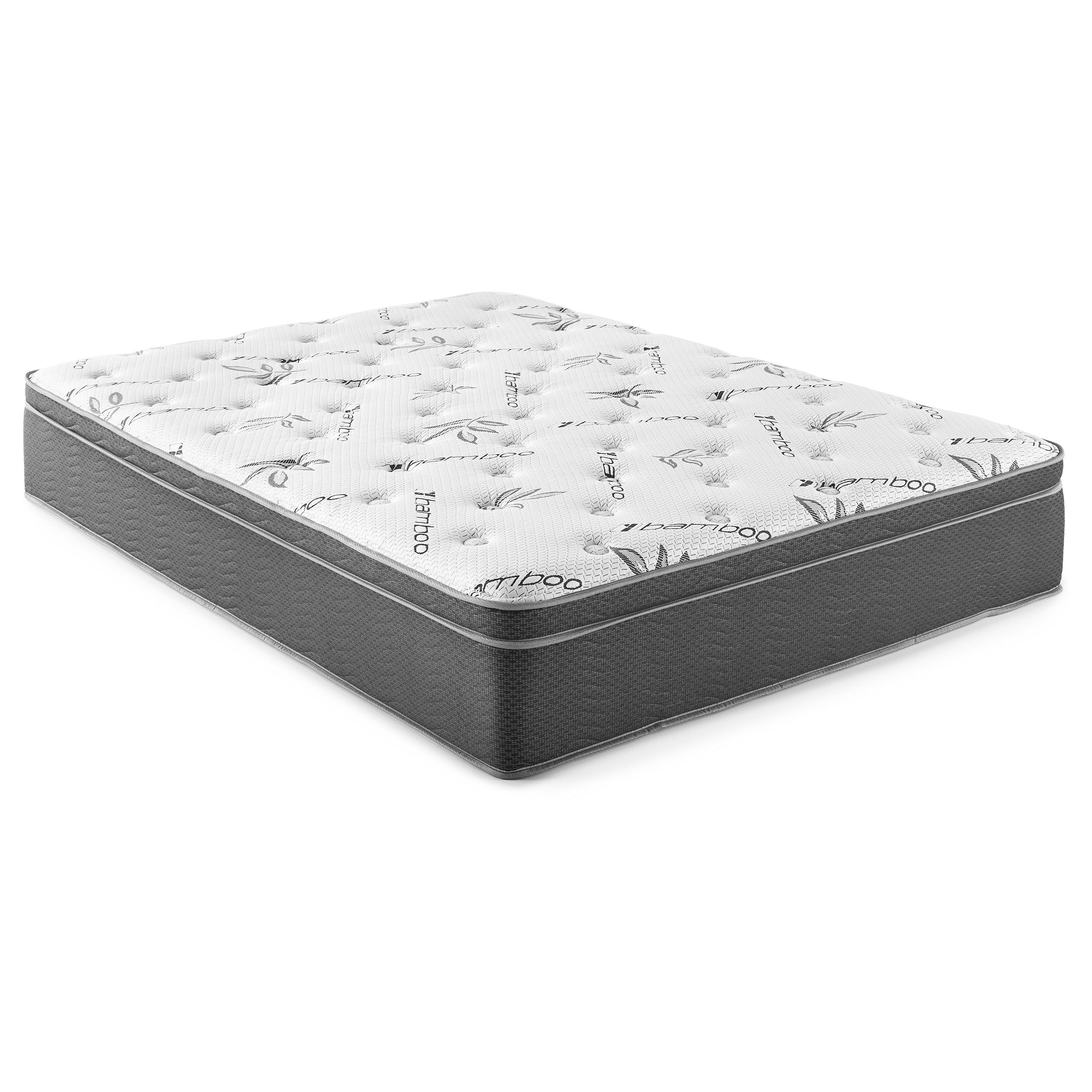 Sommet 13-inch Full Bamboo Euro Top Memory Foam Hybrid Mattress-