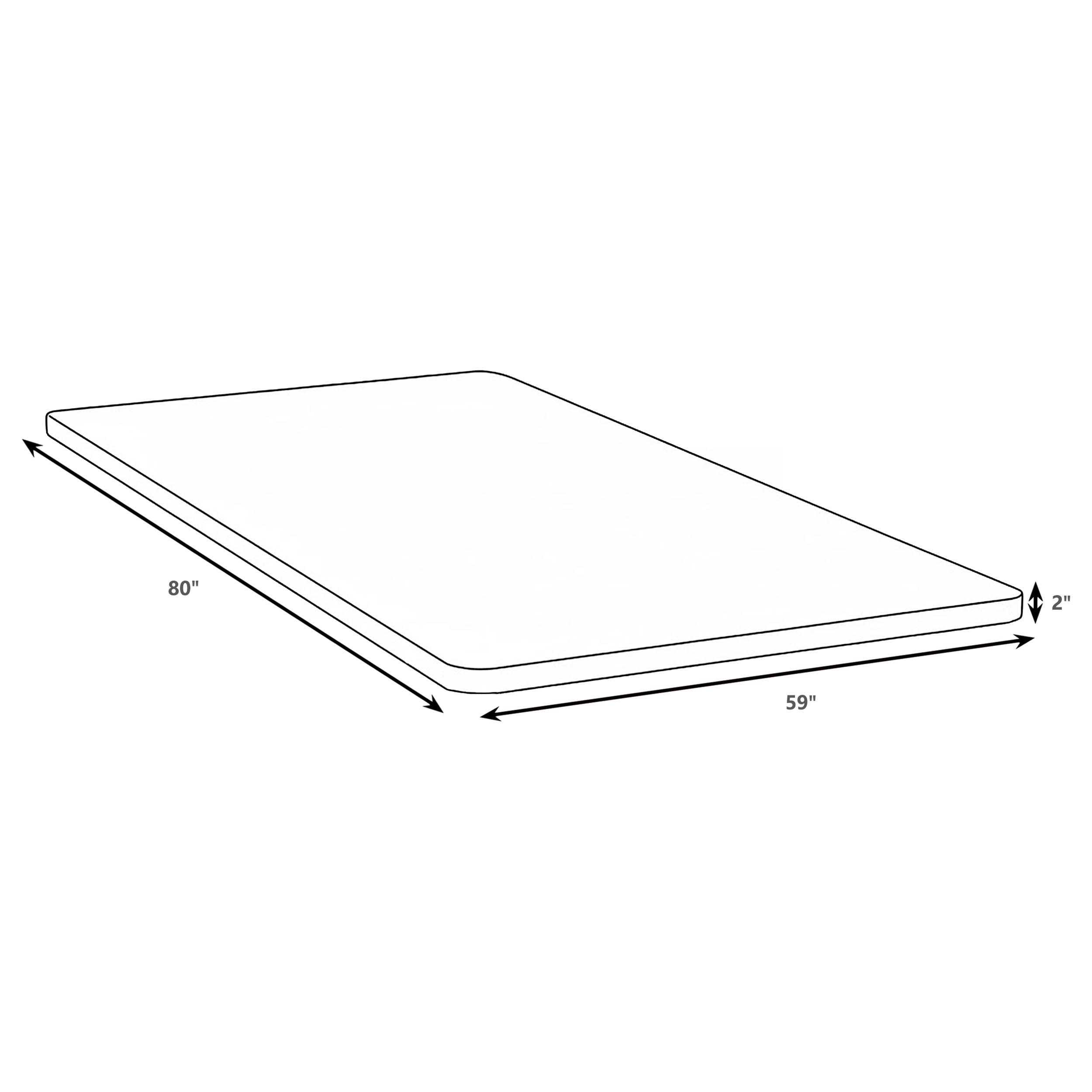 Eckard Queen Bunkie Board Foundation-