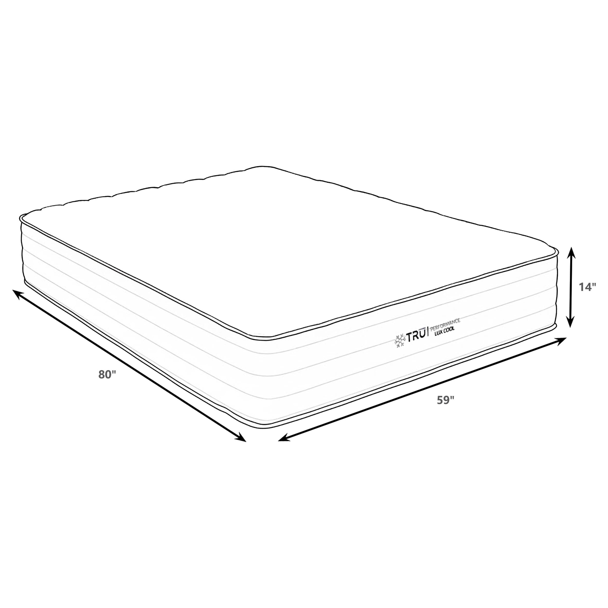 Montlake 14-inch Queen Cool Firm Memory Foam Hybrid Mattress-
