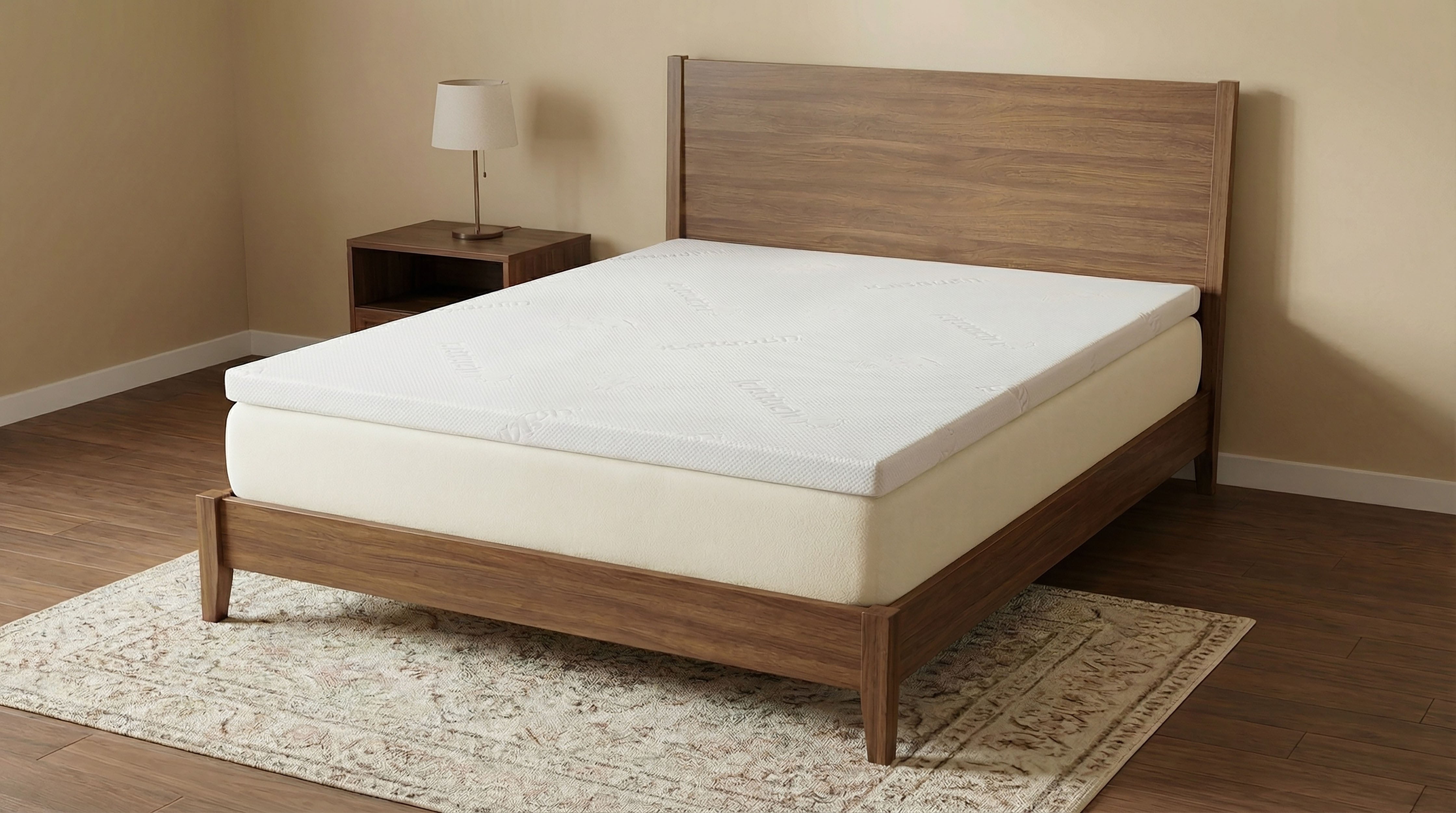 Cascade 3-inch Twin Cool Memory Foam Mattress Topper-
