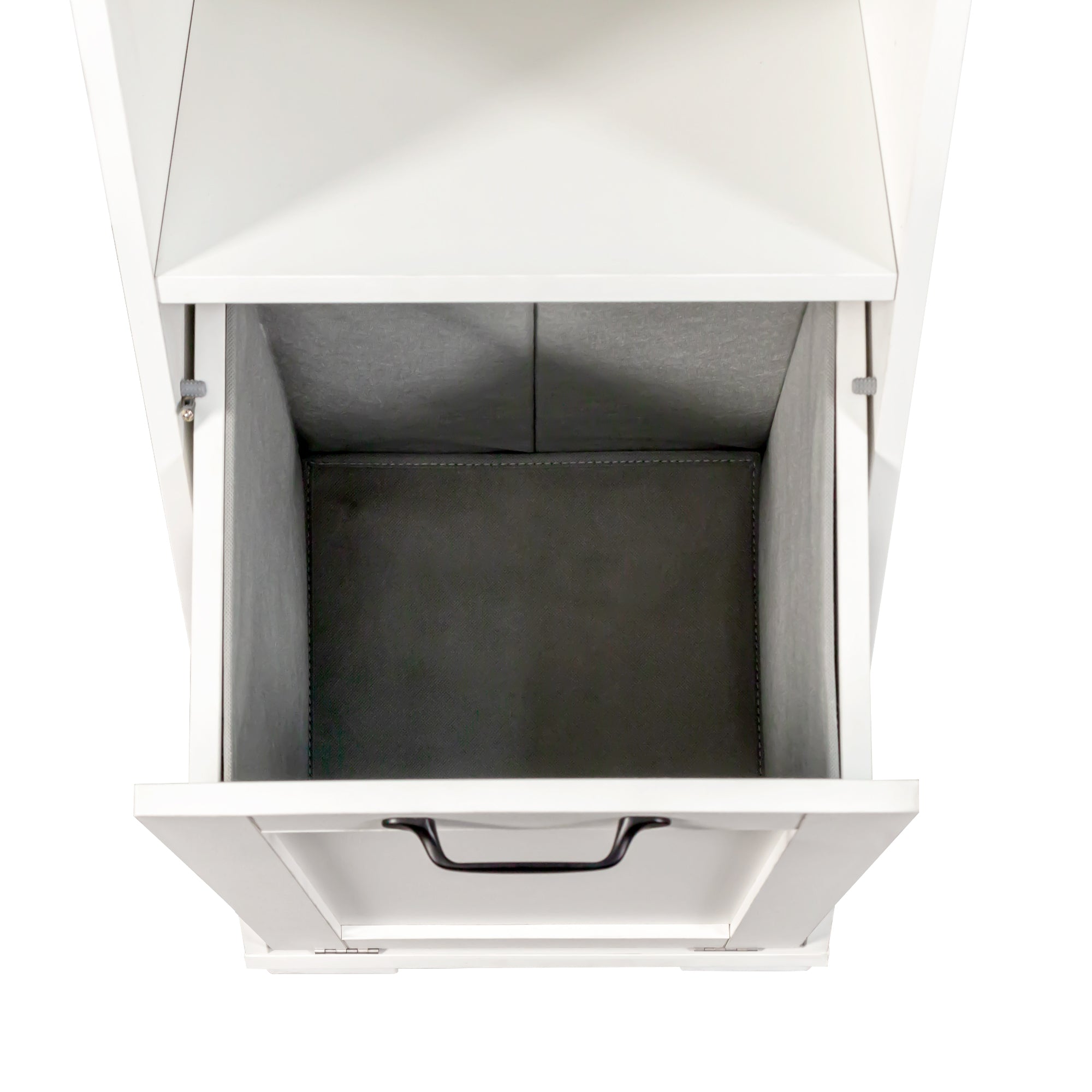 Laundry Cabinet with Removable Liner Bags
