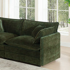 Mid-Century Modern Couch 3-Seater Sofa